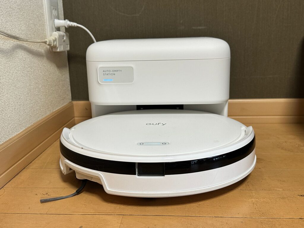 わが家のEufy C10とゴミ収集ステーション